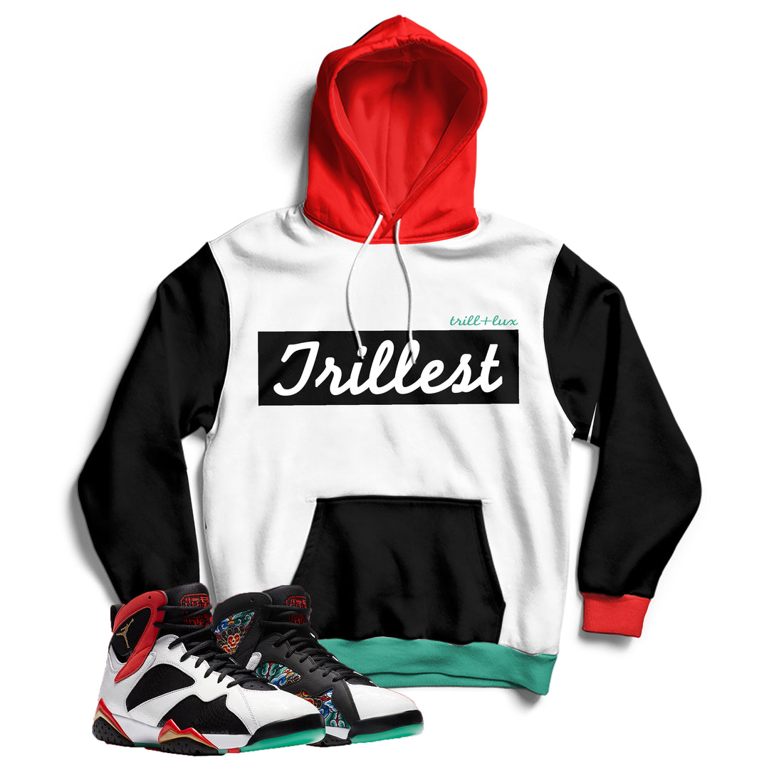 Trillest | Jordan 7 Chile Red Inspired Hoodie |