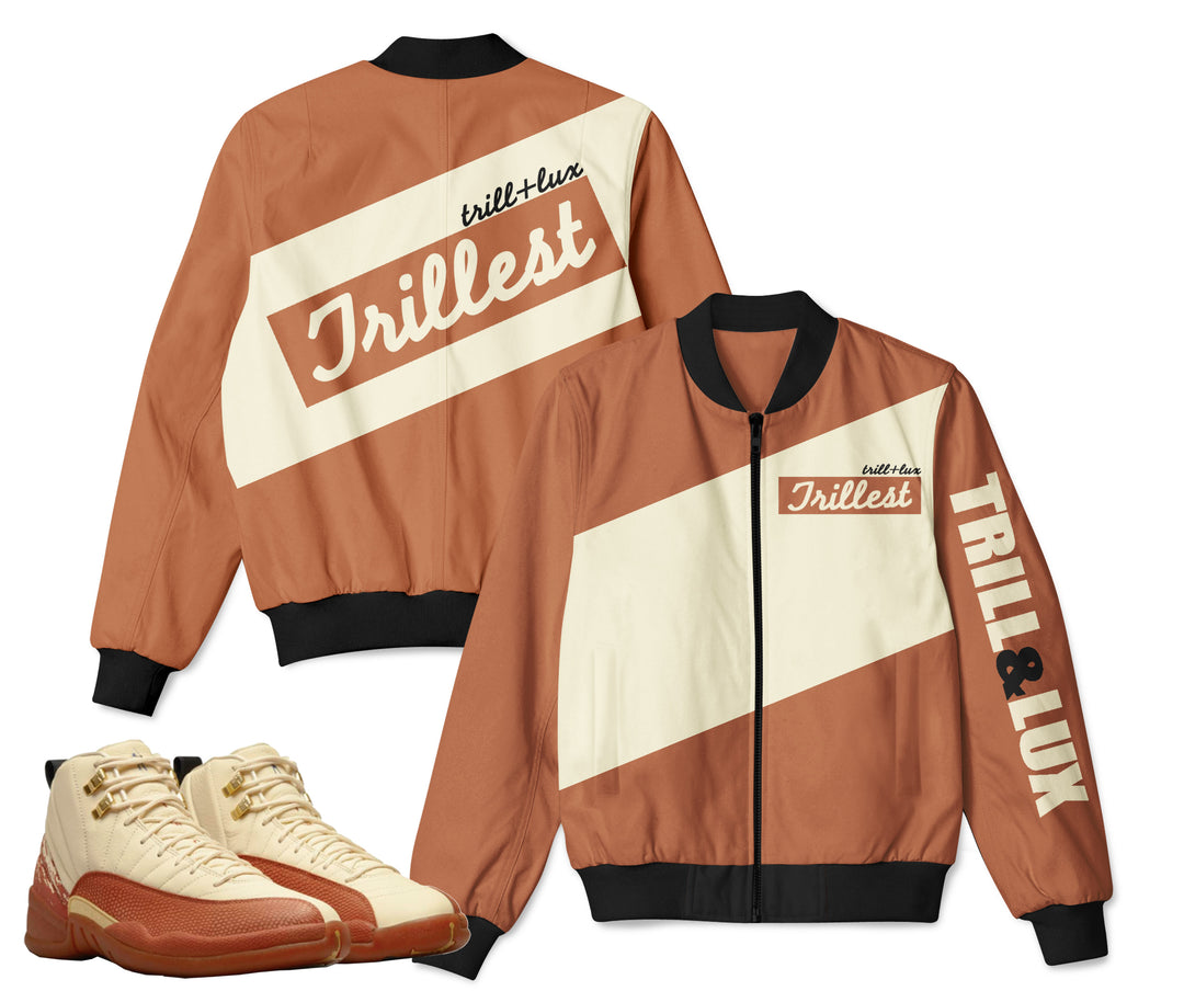 Trillest | Retro Air Jordan 12 Eastside Golf Bomber Jacket