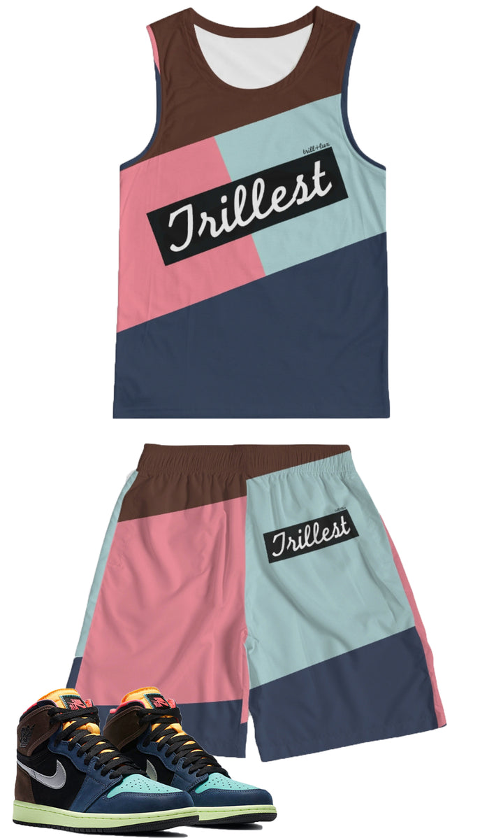 Trill & Lux Trillest | Air Jordan 1 Bio Hack Inspired Tank Top & Shorts