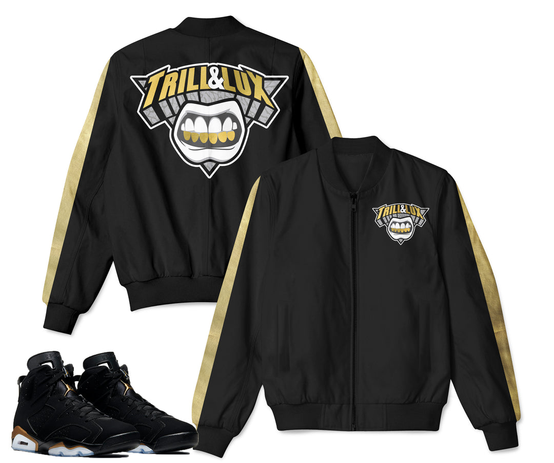 TRILL & LUX | DMP Retro Jordan 6 Inspired Bomber Jacket