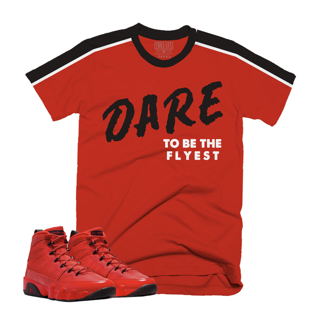 Dare Tee | Retro Air Jordan 9 Chile Red T-shirt