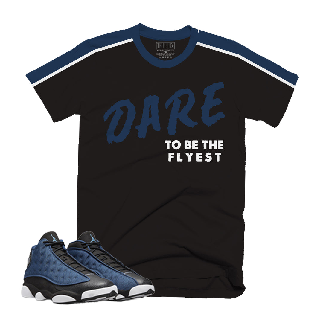 D.A.R.E. Tee | Retro Air Jordan 13 Navy Colorblock T-shirt