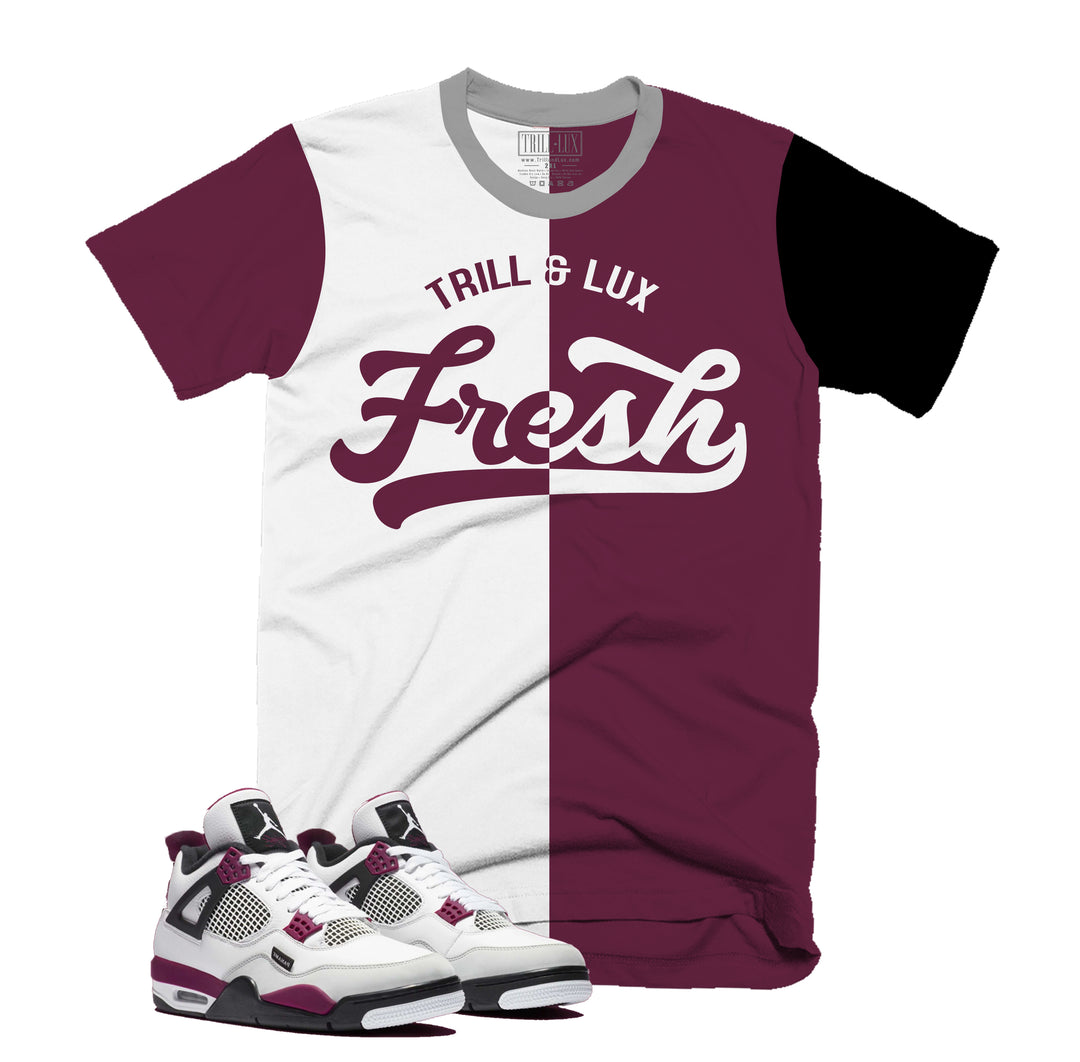 Fresh Tee | Retro Air Jordan 4 PSG T-shirt |