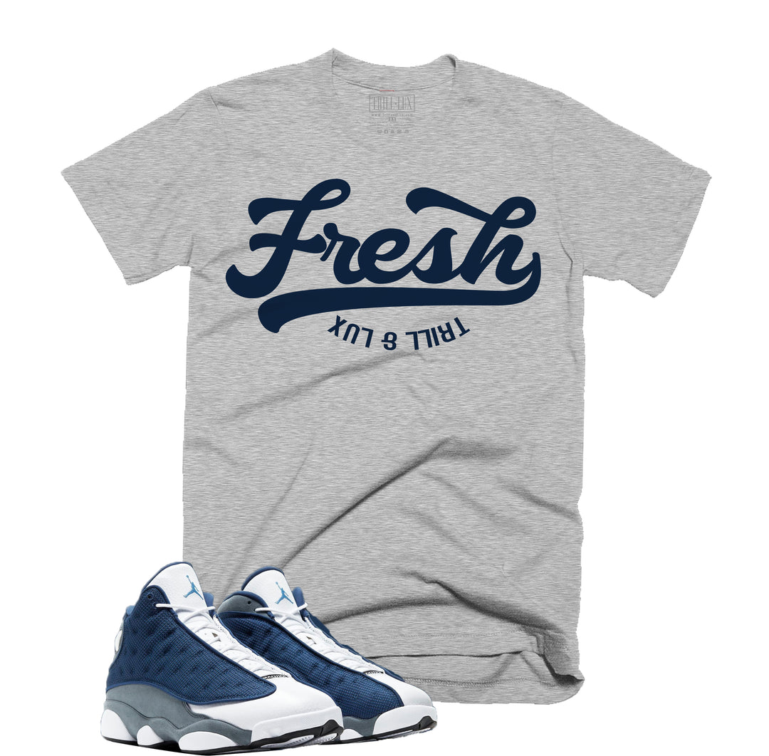 Trill & Lux Fresh Tee | Retro Air Jordan 13 Flint Inspired |