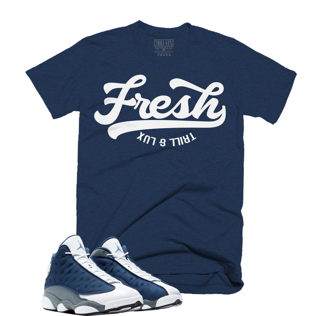Trill & Lux Fresh Tee | Retro Air Jordan 13 Flint Inspired |
