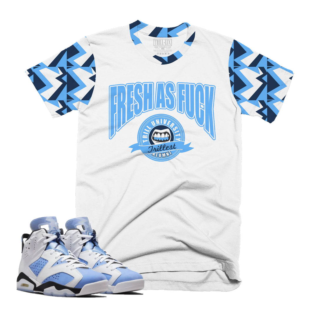 Fresh AF | Retro Air Jordan 6 UNC Colorblock T-shirt