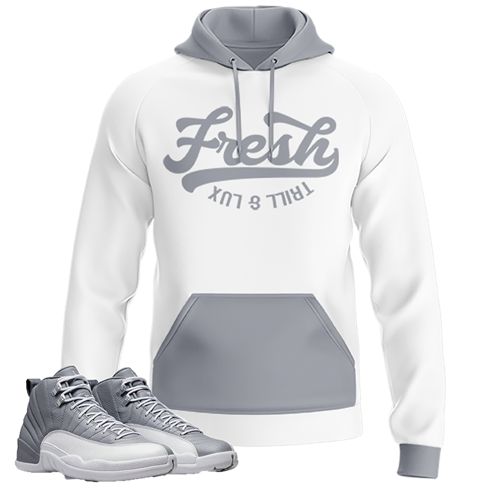 Fresh | Air Jordan 12 Stealth Grey Hoodie