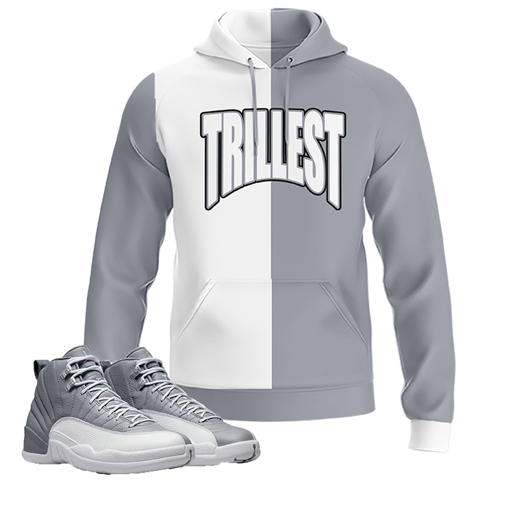 Trillest | Air Jordan 12 Stealth Grey Hoodie