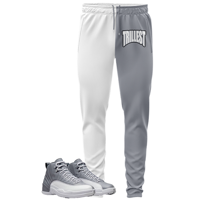 Trillest | Air Jordan 12 Stealth Grey Jogger