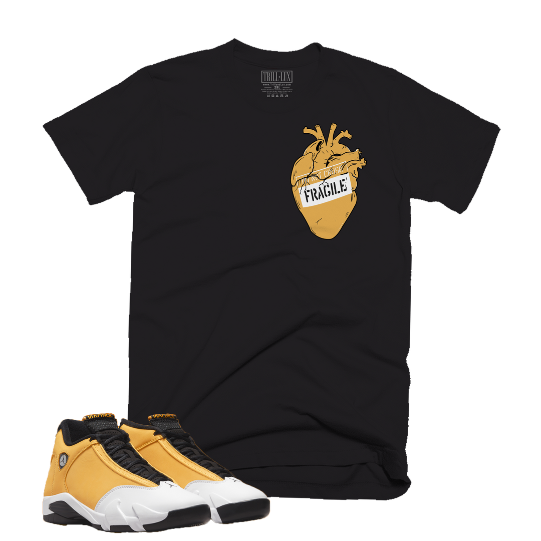 Fragile Heart | Retro Air Jordan 14 Ginger Colorblock T-shirt