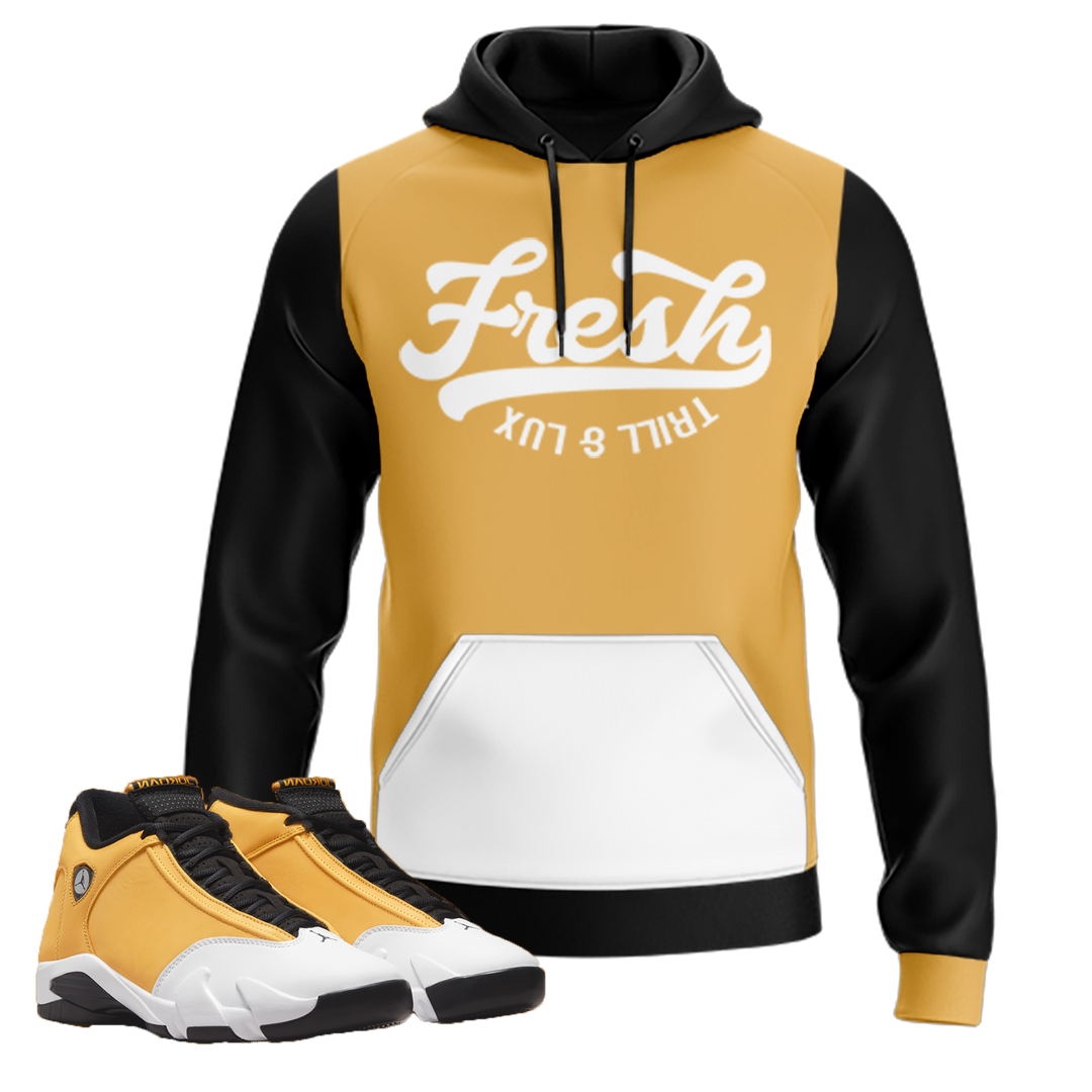 Fresh | Retro Air Jordan 14 Ginger Hoodie