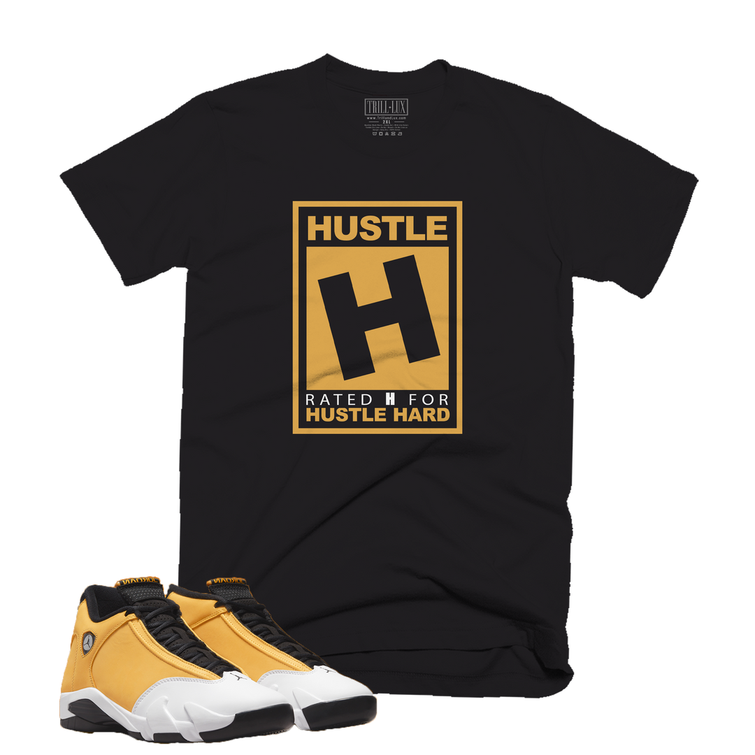Rated H | Retro Air Jordan 14 Ginger Colorblock T-shirt