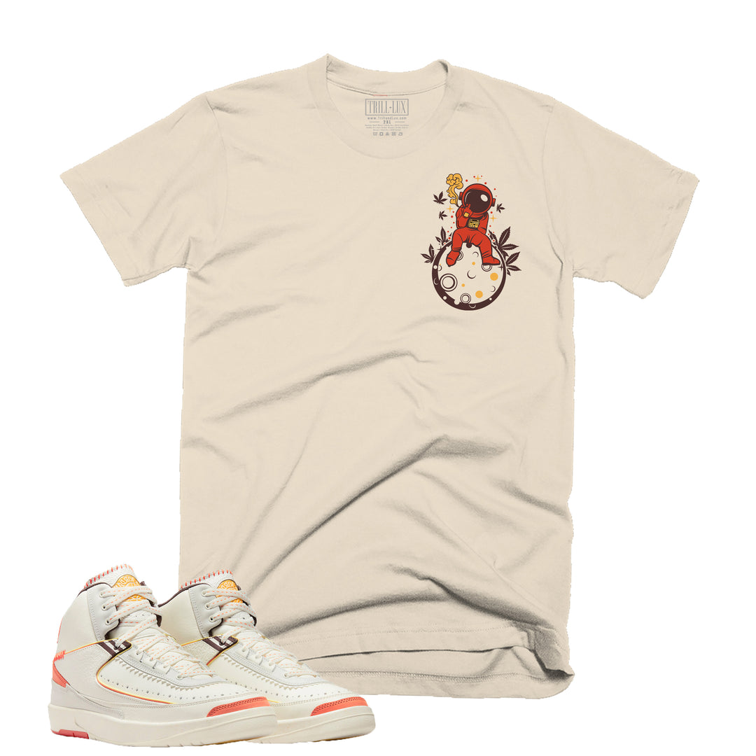Astronaut Smoke | Retro Air Jordan 2 Maison Chateau Rouge Colorblock T-shirt