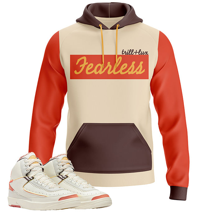 HSTLR | Retro Air Jordan 2 Maison Chateau Rouge Fearless Hoodie