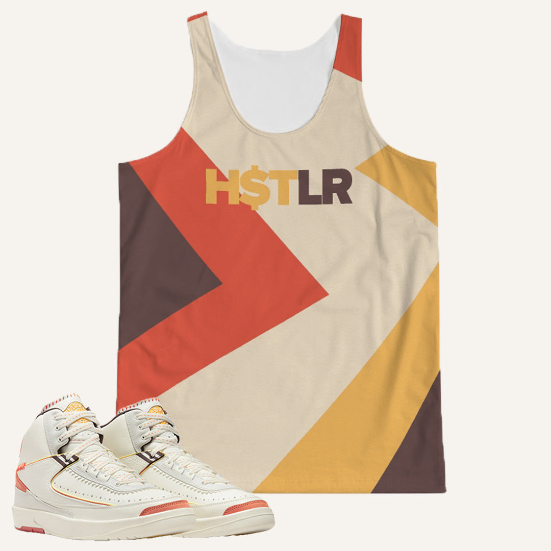 HSTLR | Retro Air Jordan 2 Maison Chateau Rouge Fragment Tank Top