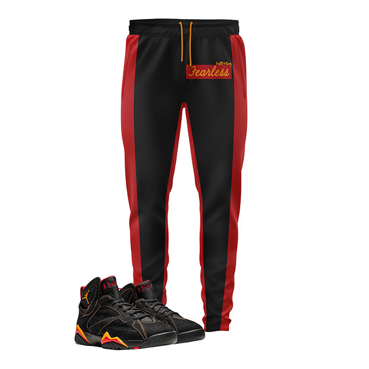 Fearless | Retro Jordan 7 Black Citrus Jogger