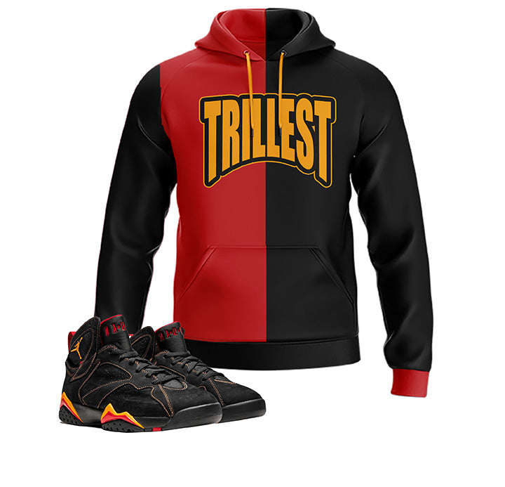 Trillest | Retro Jordan 7 Black Citrus Hoodie