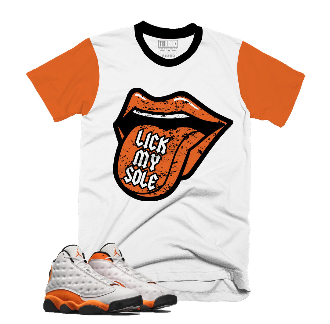 Lick My Sole Tee | Retro Air Jordan 13 Starfish T-shirt |