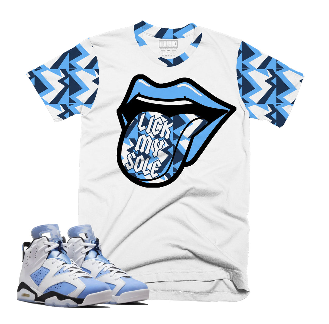 Lick My Sole | Retro Air Jordan 6 UNC Colorblock T-shirt