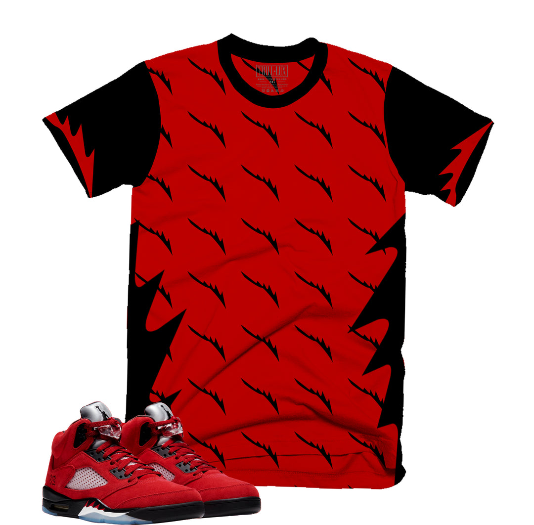 Fighter Tee | Retro Air Jordan 5 Toro Bravo Colorblock T-shirt