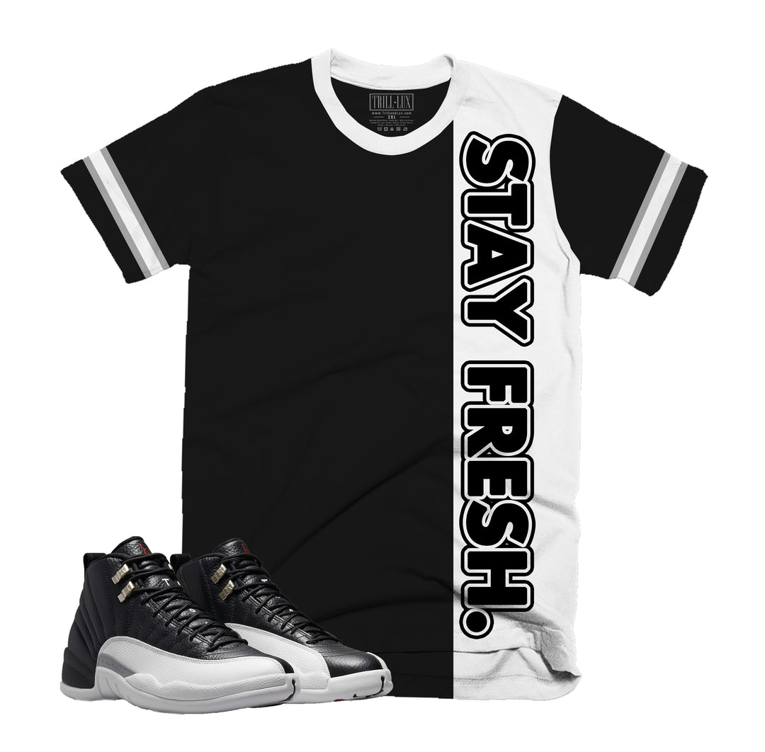 Stay Fresh Tee | Retro Air Jordan 12 PLAYOFF T-shirt