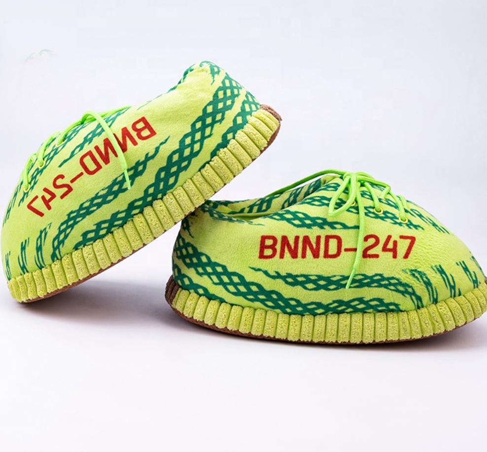 Frozen Plush Sneaker Slippers