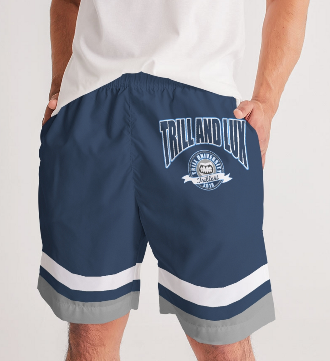 Trill University| Air jordan 3 Midnight Navy Jogger Shorts