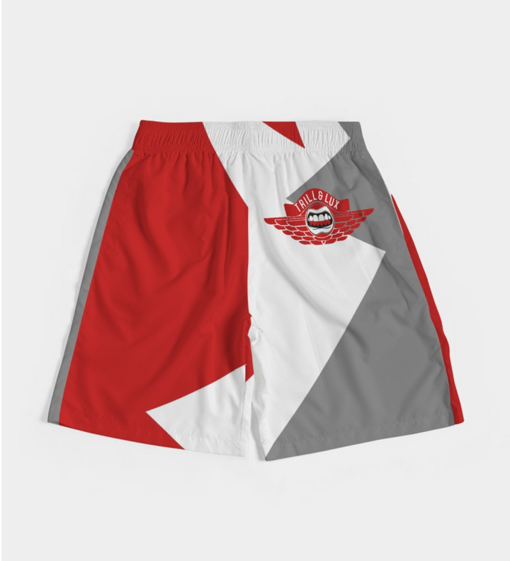 CLEARANCE - Flight | Air jordan 13 Red Flint Inspired fragment Jogger Shorts