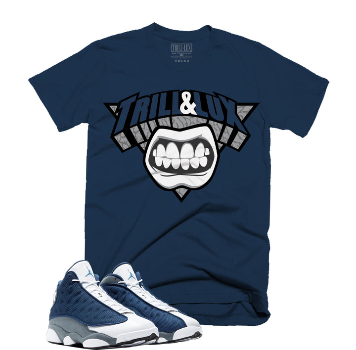 Trill & Lux Grill Tee | Retro Air Jordan 13 Flint Inspired |