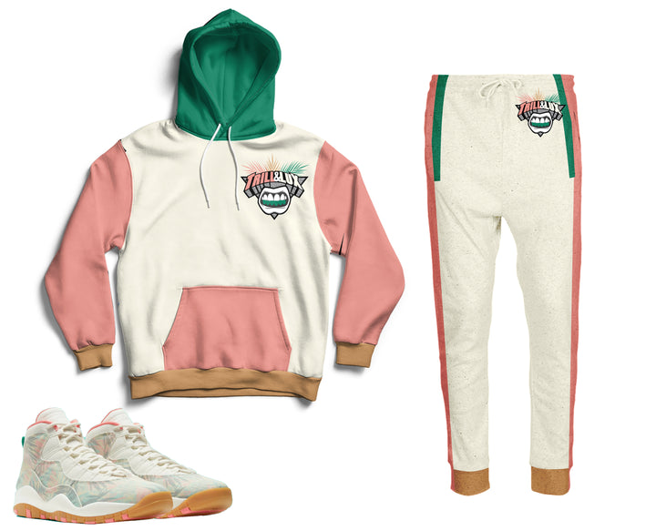 Trill and Lux | Retro Jordan 10 Superbowl Inspired Hoodie and Jogger Super bowl