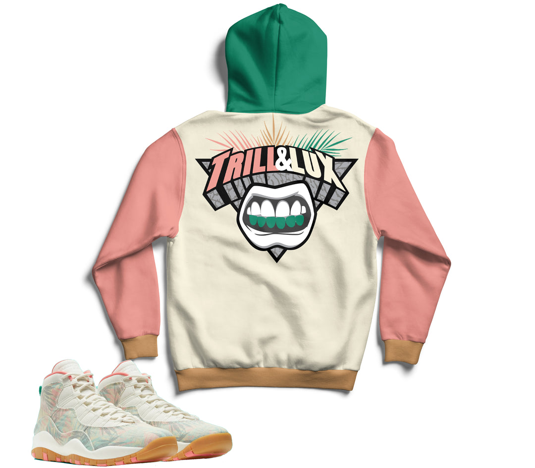 Trill and Lux | Retro Jordan 10 Superbowl Inspired Hoodie Super bowl