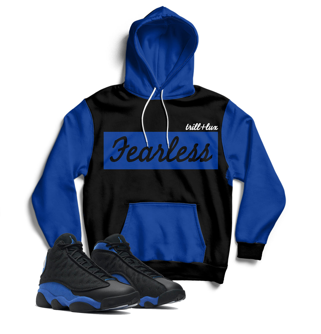 Fearless | Air Jordan 13 Black Royal Inspired Hoodie |