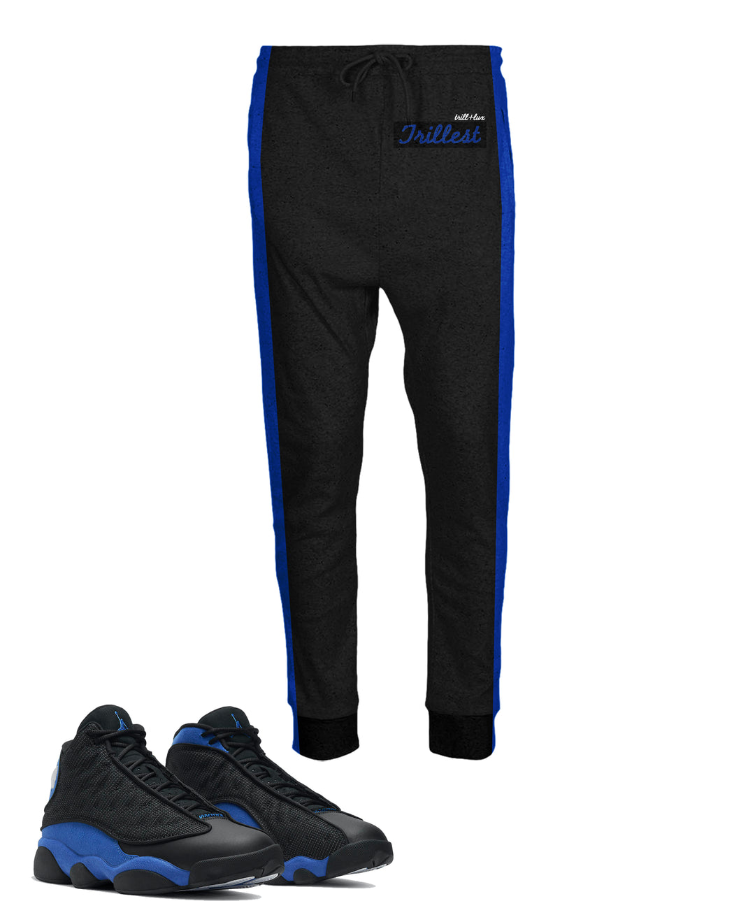 Trillest | Air Jordan 13 Black Royal Inspired Jogger |