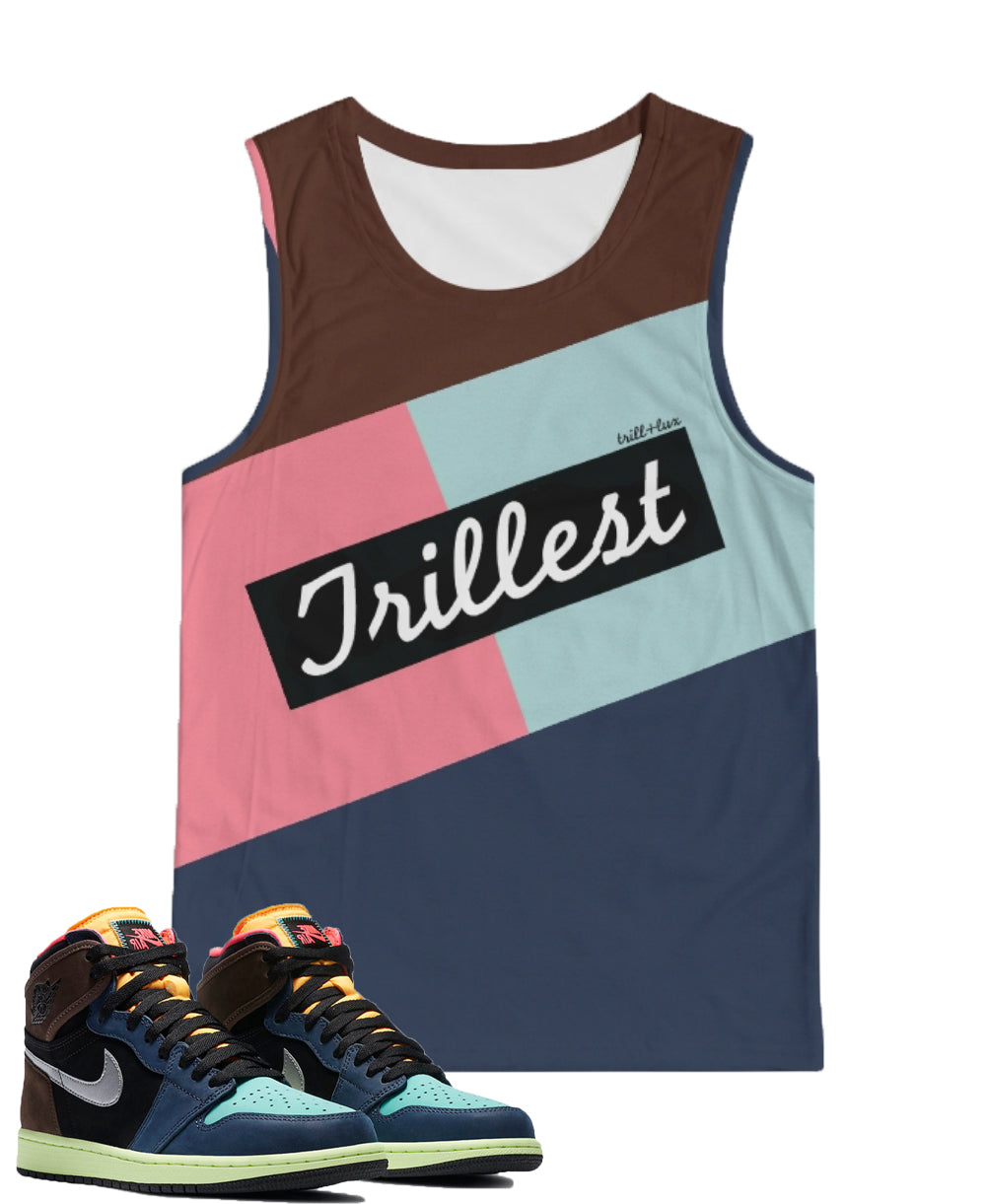 Trill & Lux | Air Jordan 1 Bio Hack Inspired fragment Tank Top