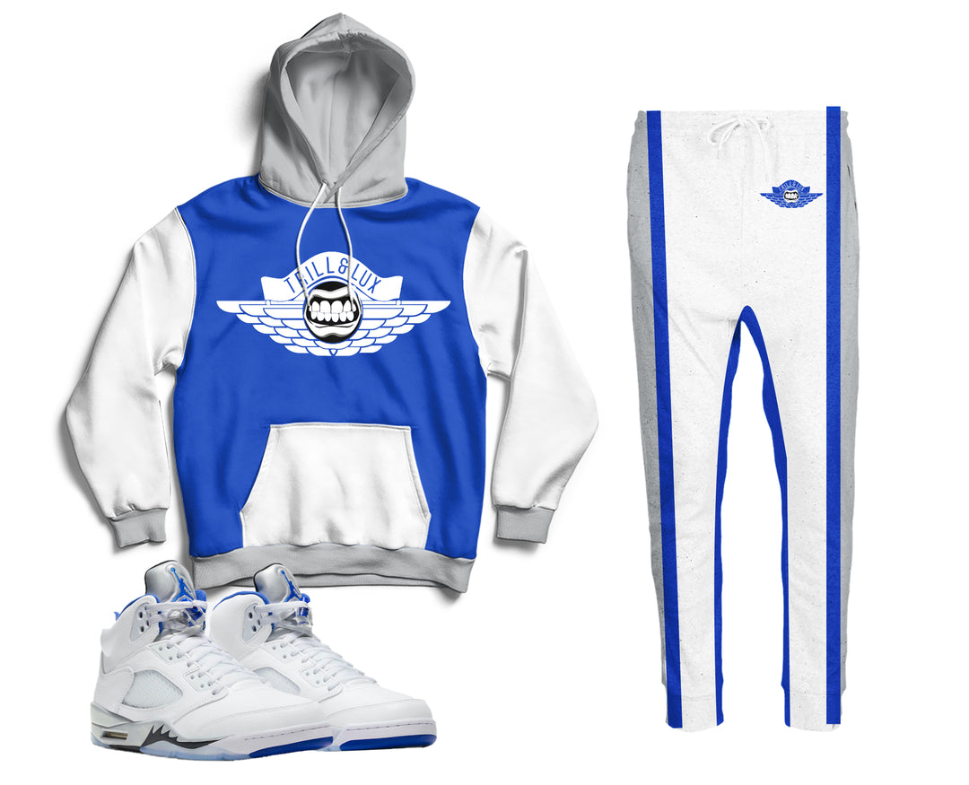 Flight | Air Jordan 5 Stealth Inspired Jogger and Hoodie Suit |