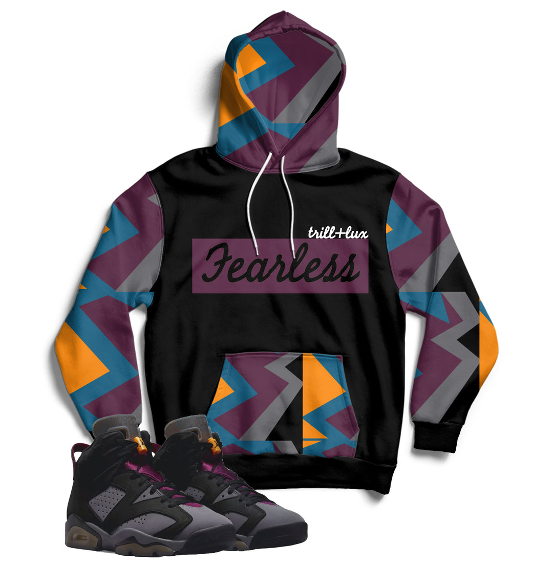 Fearless Hoodie | Air Jordan 6 Bordeaux Inspired | Retro Jordan 6