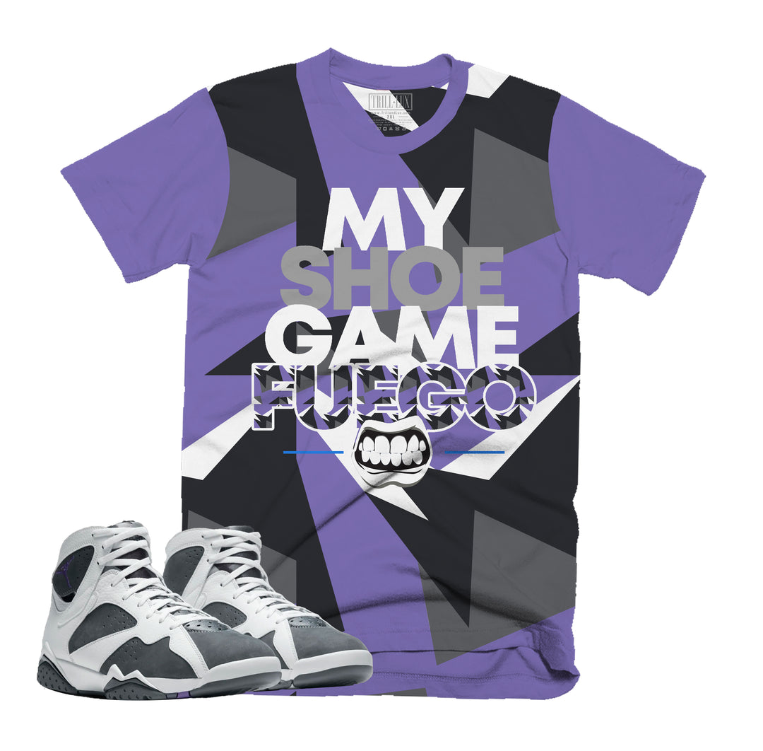 Fuego Tee | Retro Air Jordan 7 FLINT Colorblock T-shirt