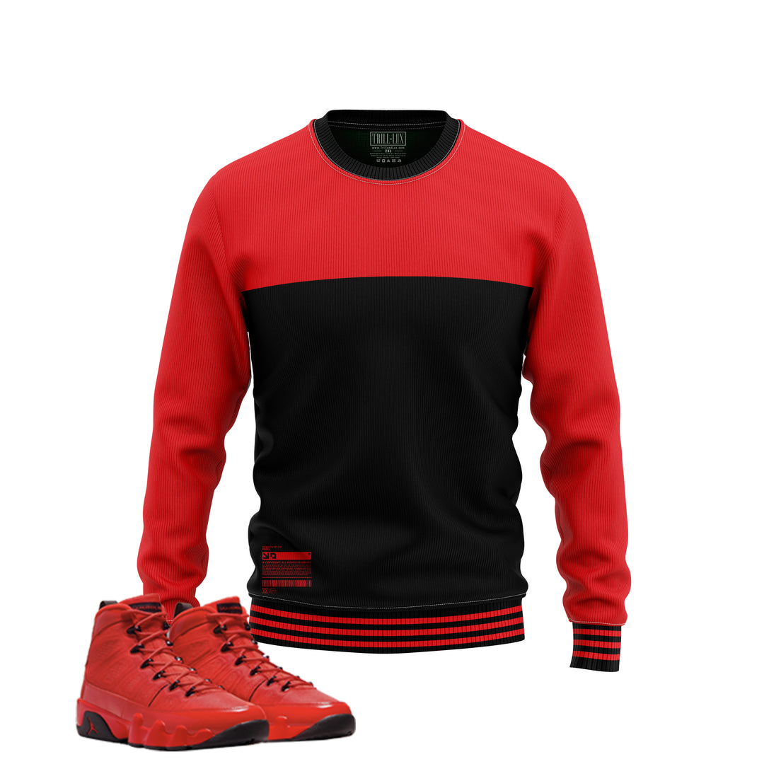 Sweatshirt | Air Jordan 9 Chile Red Inspired Sweater