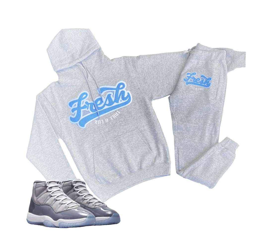 Fresh Chenille "Cool Grey" Sweatsuit V2