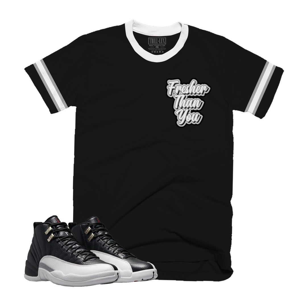 Fresher Tee | Retro Air Jordan 12 PLAYOFF T-shirt