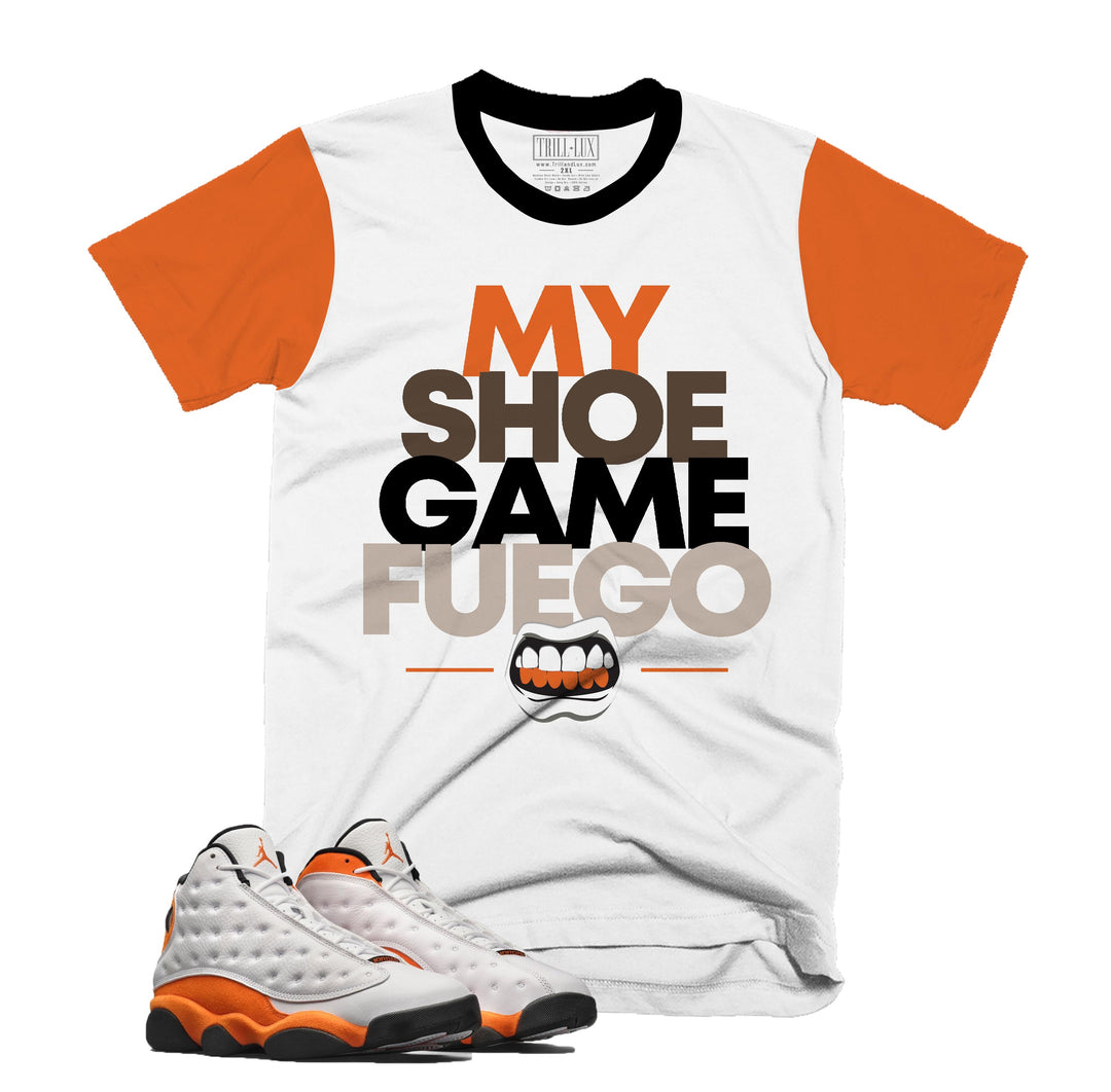 Fuego Tee | Retro Air Jordan 13 Starfish T-shirt |