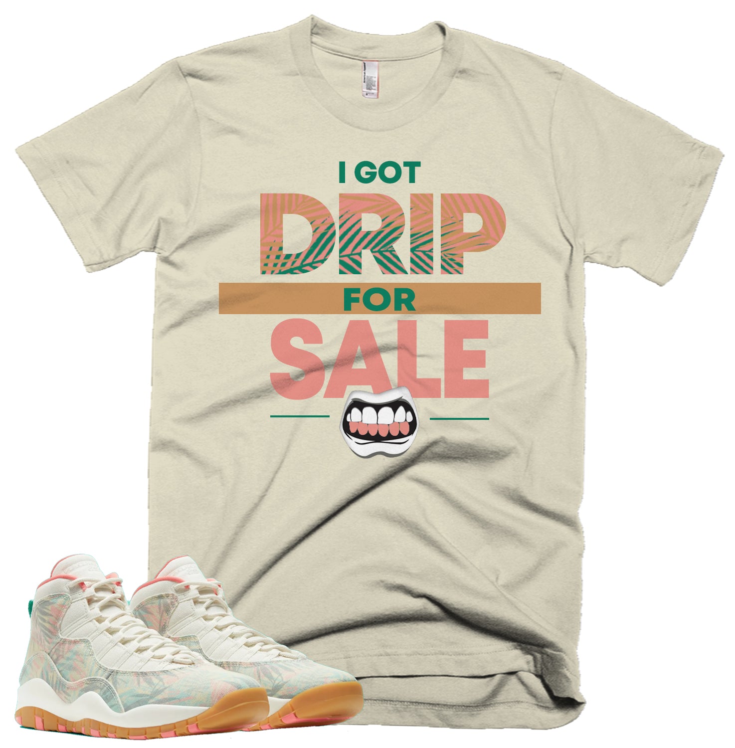 Trill Lux Retro Jordan 10 Superbowl Inspired Drip for Sale Tee