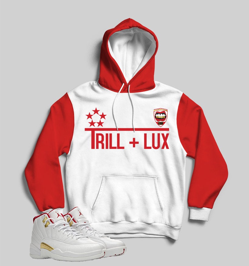 Trill Lux Retro Jordan 12 Fiba Hoodie