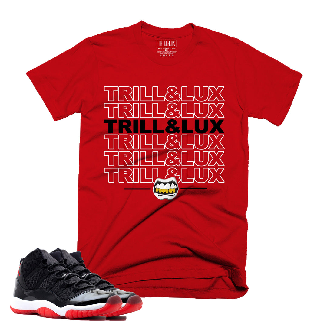 Trill and Lux Gang | Retro Air jordan 11 inspired T-shirt | Tee | Designed to Match Air Jordan XI Sneakers