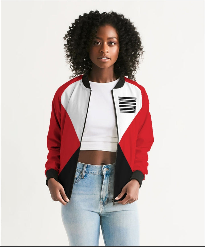 Trill and Lux |  Air jordan 11 Bred Inspired | Women 23 Bomer Jacket |