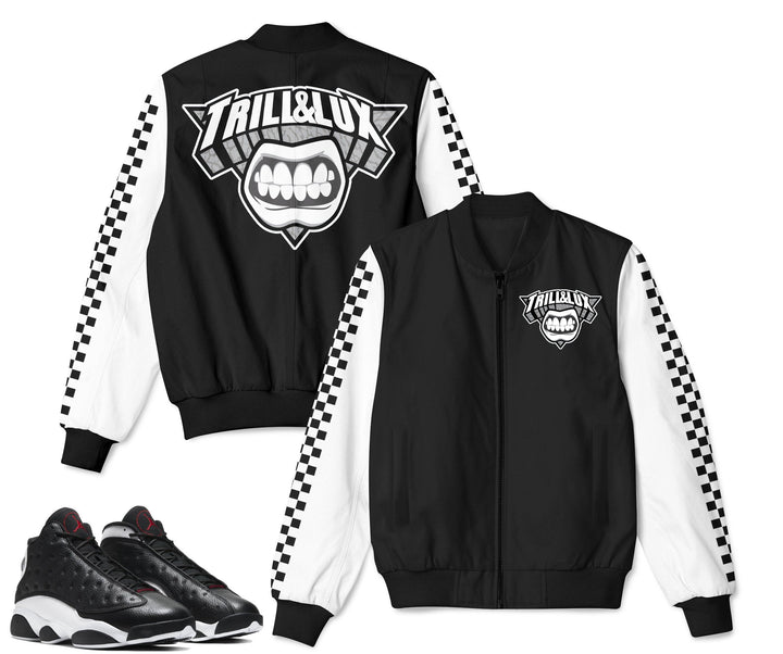 CLEARANCE - Trill Reverse He Got Game | Retro Jordan 13 Colorblock Bomber | Jacket