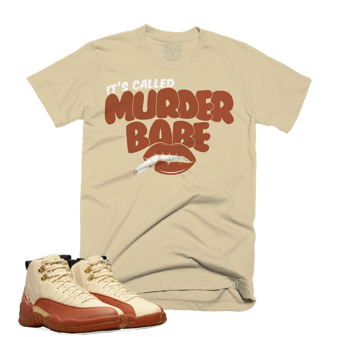 It's Called Murder Babe | Retro Air Jordan 12 Eastside Golf Colorblock T-Shirt