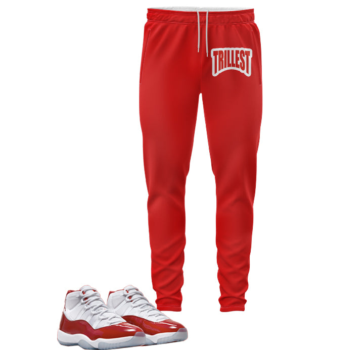 Trillest Jogger | Jordan 11 Cherry Red Inspired | Retro