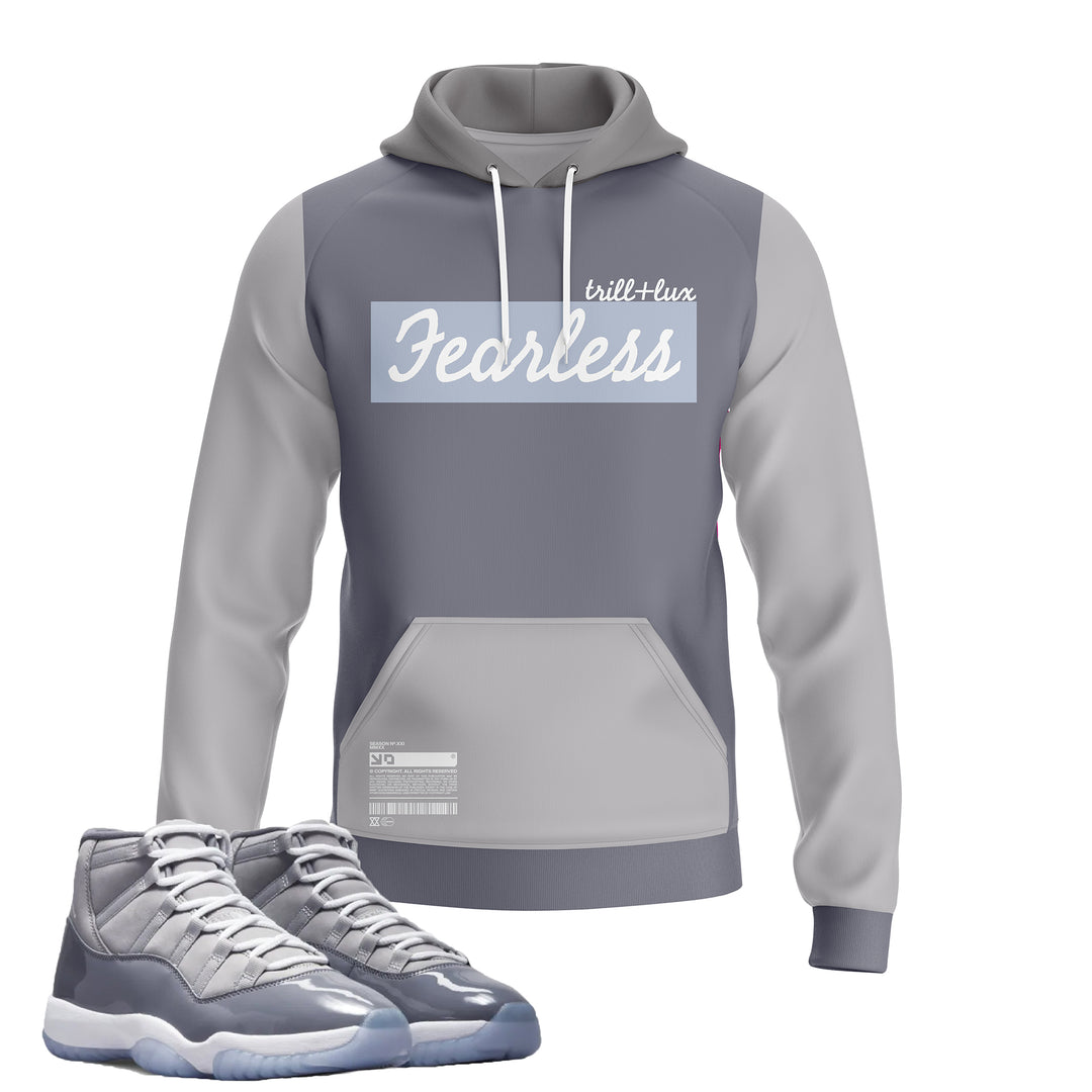 Fearless | Jordan 11 Cool Grey Inspired Hoodie |