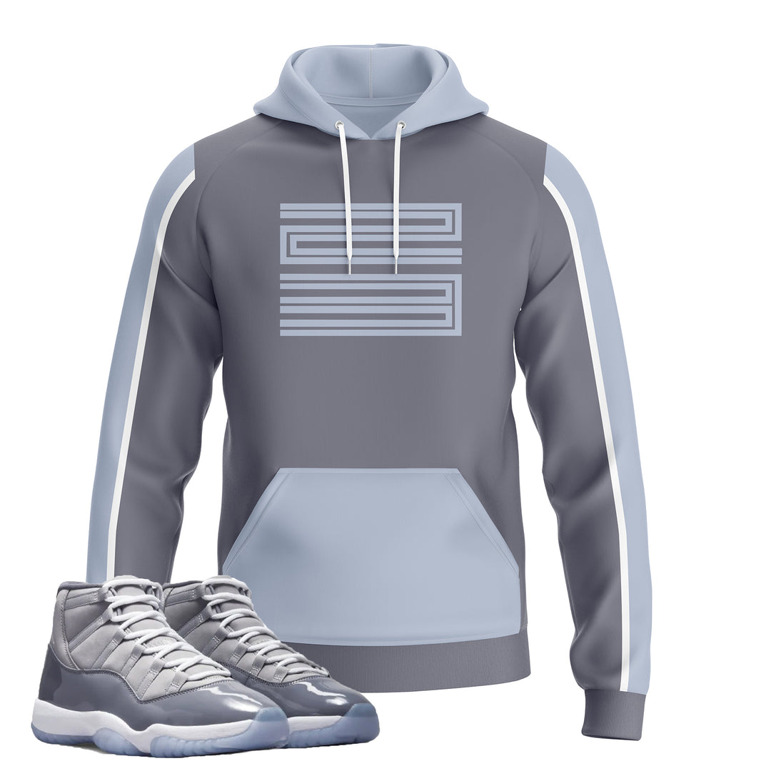 23 v2 | Jordan 11 Cool Grey Inspired Hoodie |